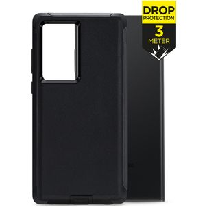 Mobilize Defender Coque Samsung Galaxy S23 Ultra Coque arrière Rigide Anti-Chocs - Noir