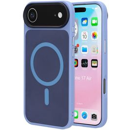 Mobiparts Hardcover Coque iPhone Air MagSafe Coque arrière Rigide - Satin Light Blue