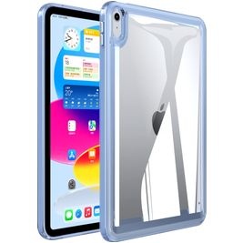 Mobigear Crystal Coque iPad 11 (2025) Coque Arrière Rigide - Transparent / Bleu