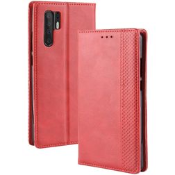 Mobigear Sensation Housse Huawei P30 Pro Etui Porte-Monnaie - Rouge