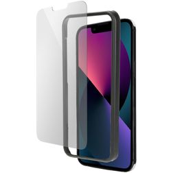 Mobiparts Regular iPhone 13 Mini Verre trempé Protection d'écran - Compatible Coque + Cadre d'installation