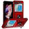 Mobigear Armor Ring Samsung Galaxy Z Flip 5 Plastique rigide Coque arrière Antichoc avec bague de maintien - Rouge
