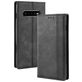 Mobigear Sensation Housse Samsung Galaxy S10 Plus Etui Porte-Monnaie - Noir