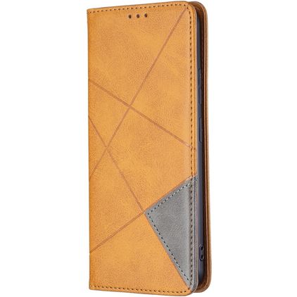 Mobigear Rhombus Slim Housse Xiaomi Redmi Note 11T Etui - Cognac
