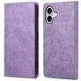 Mobigear Wallet Housse iPhone 16 Etui Porte-Monnaie - Violet