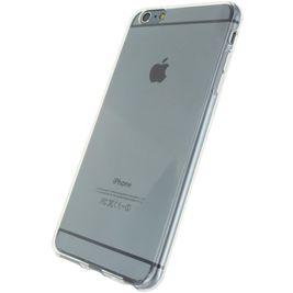 Mobilize Gelly Coque Transparente iPhone 6s Plus Coque arrière en TPU Souple - Transparent