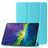 Mobigear Tri-Fold Gel Coque iPad 10 (2022) Etui en TPU,Similicuir - Turquoise