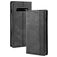 Mobigear Sensation Housse Samsung Galaxy S10 Plus Etui Porte-Monnaie - Noir