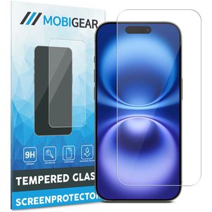 Mobigear iPhone 16 Plus Verre trempé Protection d'écran - Compatible Coque