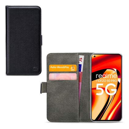 Mobilize Classic Gelly Wallet Housse OPPO A57 Etui Porte-Monnaie - Noir