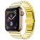 Mobigear Madrid Bracelet Acier Apple Watch Fermeture boucle déployante - 42/41/40/38 mm - Or