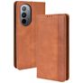 Mobigear Sensation Housse Motorola Edge X30 Etui Porte-Monnaie - Cognac