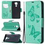 Mobigear Butterfly Housse Xiaomi Redmi Note 9 Etui Porte-Monnaie - Turquoise
