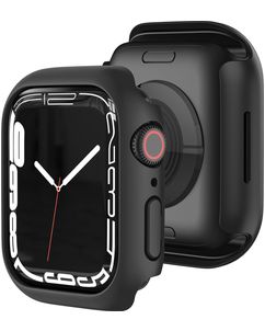Mobigear Colors Coque rigide mince pour Apple Watch - 45 mm - Noir