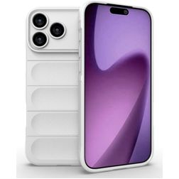Mobigear Bumpy Coque iPhone 18 Pro Max Coque arrière en TPU Souple - Blanc