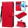 Mobigear Premium Housse iPhone 12 Etui Porte-Monnaie - Rouge