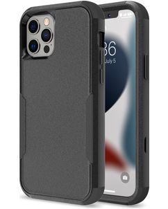 Mobigear Ultra Tough Coque iPhone 14 Coque arrière Rigide Anti-Chocs - Noir