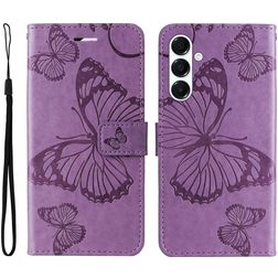 Mobigear Butterfly Housse Samsung Galaxy A26 Etui Porte-Monnaie - Violet