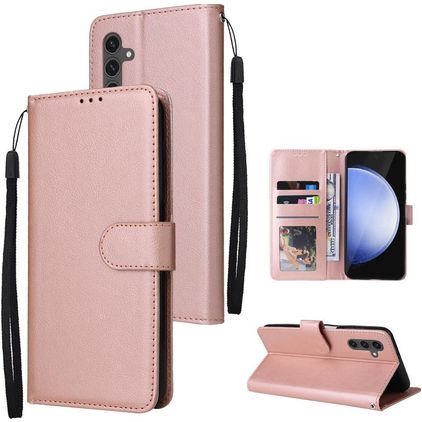 Mobigear Wallet Housse Samsung Galaxy S25 FE Etui Porte-Monnaie - Rose doré