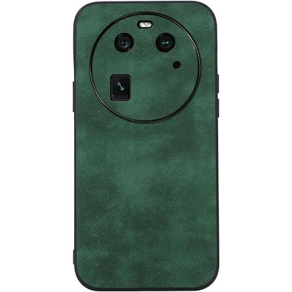 Mobigear Fabric Coque OPPO Find X6 Coque arrière Rigide - Vert