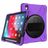 Mobigear SureGrip XGuard Coque iPad Air 11 Pouces (2026) Coque arrière en Plastique rigide,Silicone + Porte-crayon + Bandoulière + Support Amovible - Violet