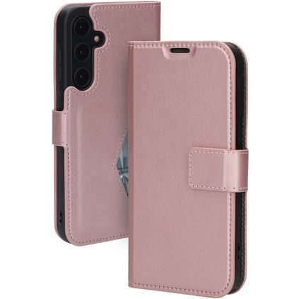 Mobiparts Classic Wallet Samsung Galaxy A35 Étui Portefeuille - Rose