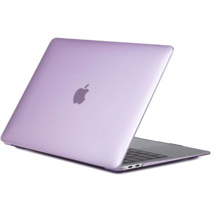Mobigear Glossy MacBook Air 13 Pouces (2018-2020) Coque - Violet - Model A1932 / A2179 / A2337