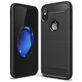 Mobigear Brushed Slim Coque iPhone XS Coque arrière en TPU Souple - Noir