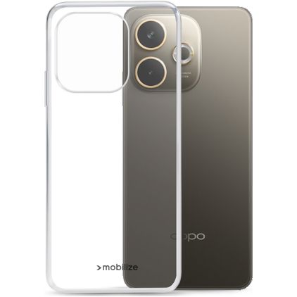 Mobilize Gelly Case Coque Transparente OPPO A5 Pro Coque arrière en TPU Souple - Transparent