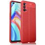 Mobigear Luxury Coque OPPO Reno 4 Coque arrière en TPU Souple - Rouge