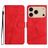 Mobigear Stitch Housse iPhone 17 Pro Max Etui Porte-Monnaie - Rouge
