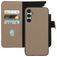 Mobiparts Housse Samsung Galaxy A34 Etui avec Coque Détachable en Cuir Véritable Porte-Monnaie - Taupe