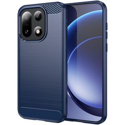 Mobigear Brushed Slim Coque OnePlus 15 Coque arrière en TPU Souple - Bleu