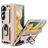 Mobigear Armor Ring Coque Samsung Galaxy Z Fold 6 Coque arrière Rigide Anti-Chocs avec Anneau-Support - Orange