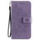 Mobigear Flowers Housse OPPO A54 5G Etui Porte-Monnaie - Violet