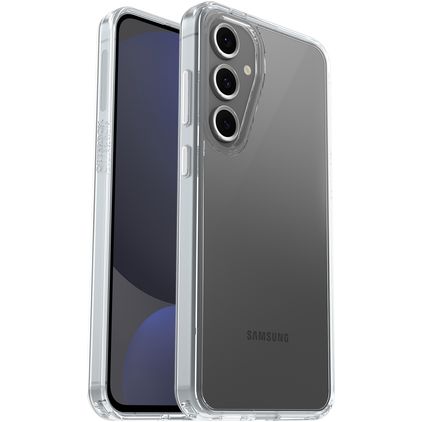 Otterbox Symmetry Coque Transparente Samsung Galaxy S24 FE Coque arrière Rigide Anti-Chocs - Transparent