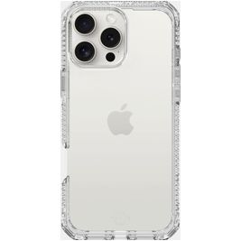 ITSKINS Level 2 SpectrumClear R Coque Transparente iPhone 16 Pro Coque arrière en TPU Souple Anti-Chocs - Transparent