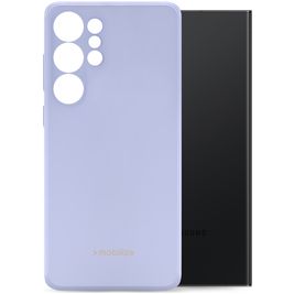 Mobilize Rubber Gelly Coque Samsung Galaxy S24 Ultra Coque arrière en TPU Souple - Pastel Purple