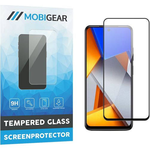 Mobigear Premium POCO M4 Pro 4G Verre trempé Protection d'écran - Compatible coque - Noir