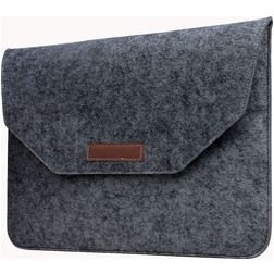 Mobigear Envelope Pochette Ordinateur portable en Feutre 13 Pouces Housse ordinateur - Noir