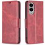 Mobigear Excellent Housse Samsung Galaxy S25 Edge Etui Porte-Monnaie - Rouge