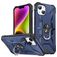 Mobigear Armor Ring Coque iPhone 14 Plus Coque arrière Rigide Anti-Chocs avec Anneau-Support - Bleu