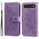Mobigear Flowers Housse iPhone Air Etui Porte-Monnaie - Violet