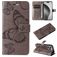 Mobigear Butterfly Housse iPhone 16 Pro Max Etui Porte-Monnaie - Gris