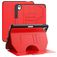 Mobigear Magnetic Folio Coque iPad Air 11 Pouces (2025) Etui + Porte-crayon - Rouge