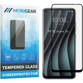 Mobigear Premium HTC Desire 20 Pro Verre trempé Protection d'écran - Compatible Coque - Noir