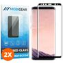 Mobigear Premium Samsung Galaxy S8 Plus Verre trempé Protection d'écran - Compatible Coque - Noir (Lot de 2)