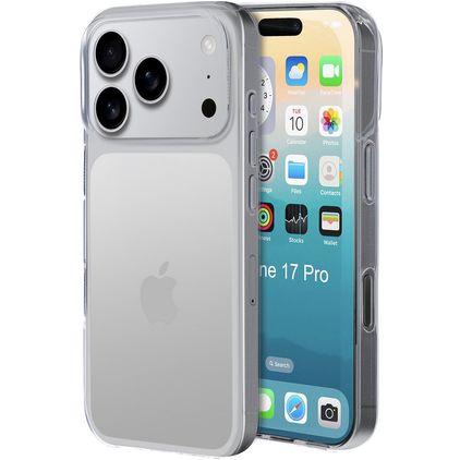 Mobiparts Classic Coque Transparente iPhone 17 Pro Coque arrière en TPU Souple - Transparent