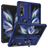 Mobigear Armor Ring Coque Samsung Galaxy Z Fold 4 Coque arrière Rigide Anti-Chocs avec Anneau-Support - Bleu