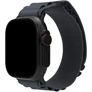 Mobilize Alpine Bracelet Nylon Apple Watch Fermeture boucle ardillon - 42/41/40/38 mm - Dark Grey